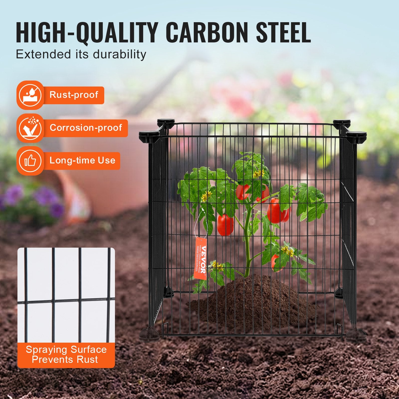 5 Pack Plant Protector from Animals, 390 mm x 390 mm Chicken Wire Plant Protector, Plant Cages for Outdoor V952-QBWZCL14YCHSHLKV6V0