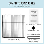 5 Pack Plant Protector from Animals, 390 mm x 390 mm Chicken Wire Plant Protector, Plant Cages for Outdoor V952-QBWZCL14YCHSHLKV6V0