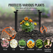 5 Pack Plant Protector from Animals, 390 mm x 390 mm Chicken Wire Plant Protector, Plant Cages for Outdoor V952-QBWZCL14YCHSHLKV6V0