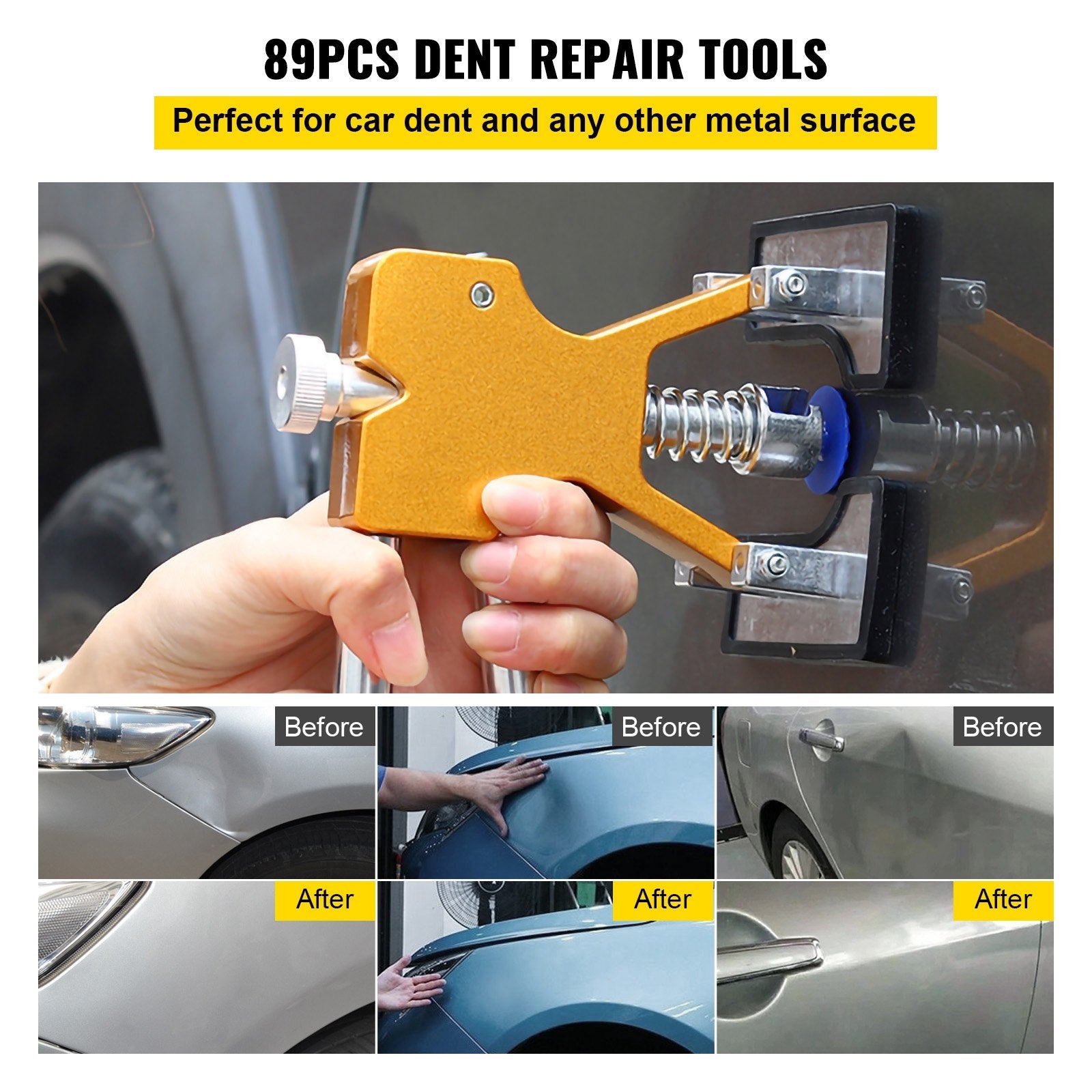 Paintless Dent Repair Tools Hail Damage Remover 89 Pcs Body Dent Removal V952-QCAHXFQ89220VP03AV3