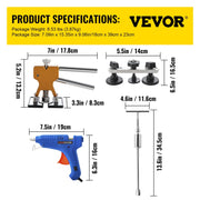 Paintless Dent Repair Tools Hail Damage Remover 89 Pcs Body Dent Removal V952-QCAHXFQ89220VP03AV3
