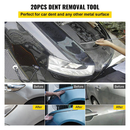 Rods Dent Puller Stainless Steel Paintless Repair Kits Hail Removal 20PCS V952-QCAHXFQTJQG200Q7GV0