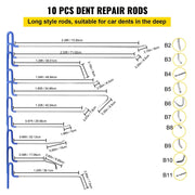 Rods Dent Puller Stainless Steel Paintless Repair Kits Hail Removal 20PCS V952-QCAHXFQTJQG200Q7GV0