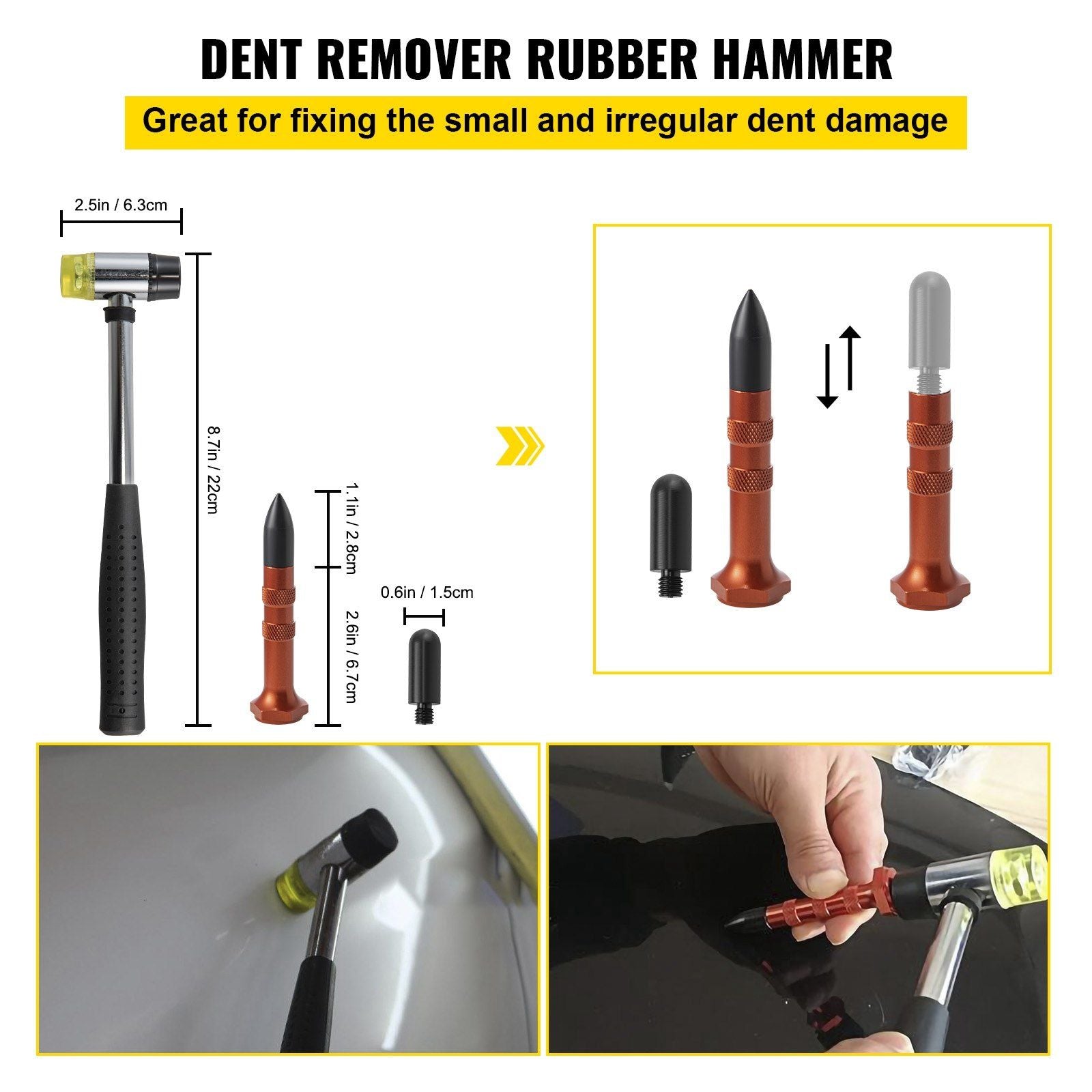 Rods Dent Puller Stainless Steel Paintless Repair Kits Hail Removal 20PCS V952-QCAHXFQTJQG200Q7GV0
