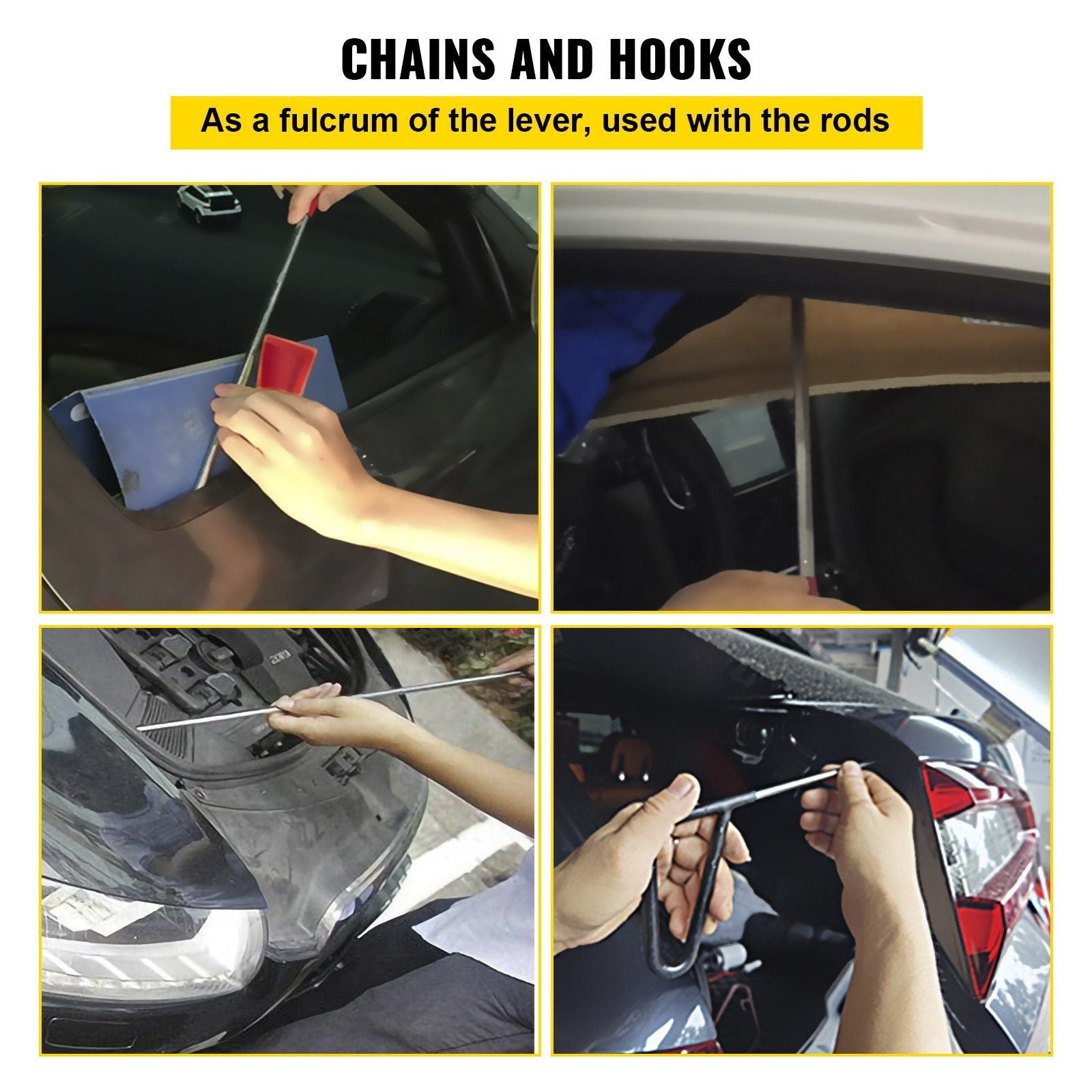 Rods Dent Puller Stainless Steel Paintless Repair Kits Hail Removal 20PCS V952-QCAHXFQTJQG200Q7GV0