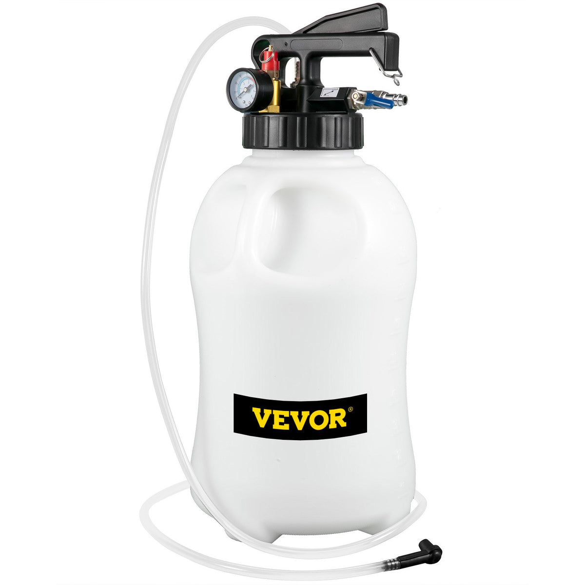 Transmission Fluid Pump 2 Way ATF Refill System Dispenser, Oil and Liquid Extractor 10 Liter Large Capacity, V952-QCBSX10L14ATFBDV9V0