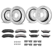 Front and Rear Brake Kit Compatible with 2012-2020 Ford F-150(MPB Only), Drilled and Slotted Brake Rotors V952-QCCCPTZF1502E0OTBV0