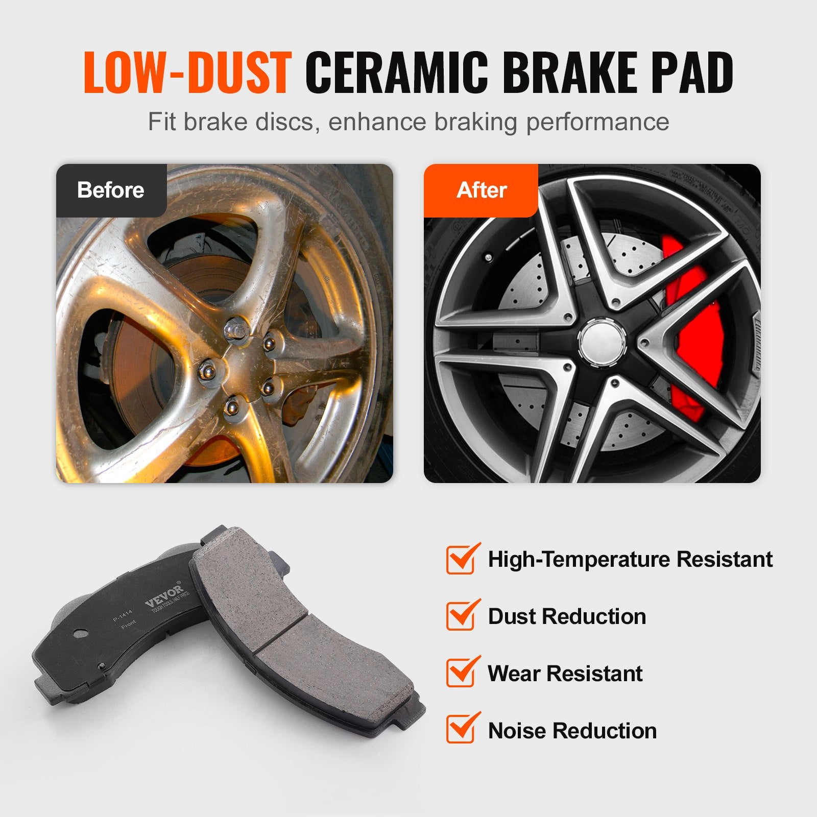 Front and Rear Brake Kit Compatible with 2012-2020 Ford F-150(MPB Only), Drilled and Slotted Brake Rotors V952-QCCCPTZF1502E0OTBV0