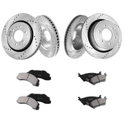 Front and Rear Brake Kit Compatible with 2012-2020 Ford F-150(MPB Only), Drilled and Slotted Brake Rotors V952-QCCCPTZF1502E0OTBV0