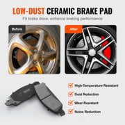 Front&Rear Rotors Disc Brake Pads Kit for 14-18 Chevy Silverado Gmc Sierra 1500 V952-QCCCPTZSILVEW8IC2V0