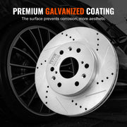 Front&Rear Rotors Disc Brake Pads Kit for 14-18 Chevy Silverado Gmc Sierra 1500 V952-QCCCPTZSILVEW8IC2V0