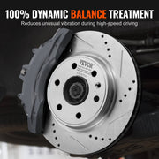 Drilled Slotted Front Brake Rotors Pads Kit for Chevy Traverse GMC Acadia V952-QCCCPTZTRAVEMZKYOV0