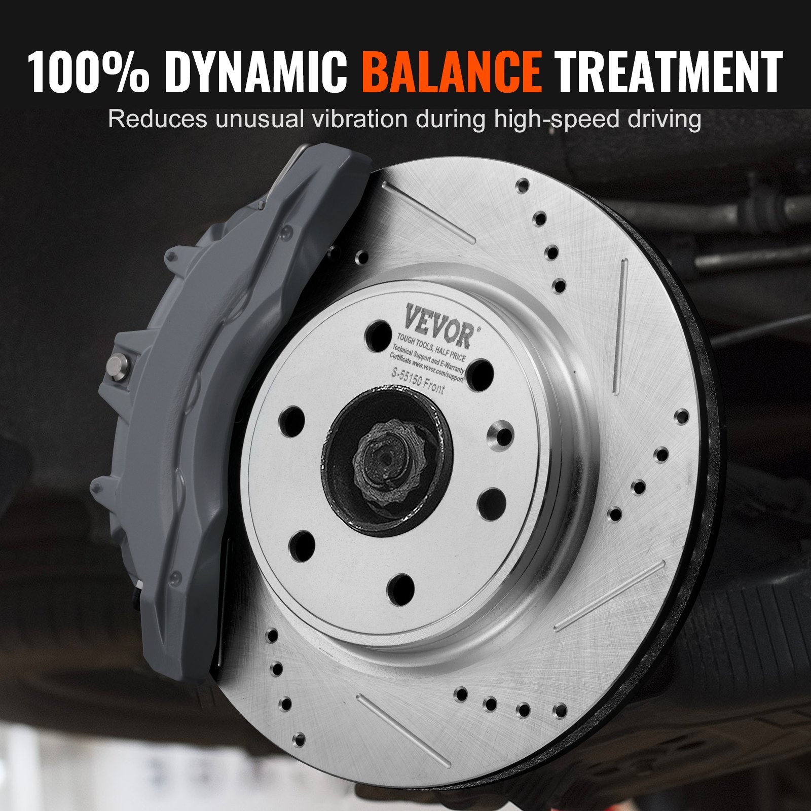 Drilled Slotted Front Brake Rotors Pads Kit for Chevy Traverse GMC Acadia V952-QCCCPTZTRAVEMZKYOV0