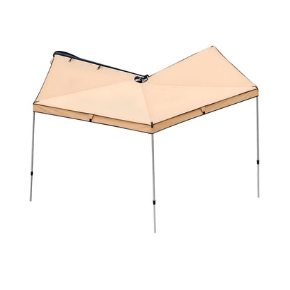 270 Degree Awning, 4.9 m2 Driver Side Vehicle Awning, Waterproof UV50+ Car Side Awnings with Carry Bag, V952-QCCP12759FTSTOWKB001V0