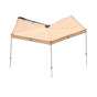 270 Degree Awning, 4.9 m2 Driver Side Vehicle Awning, Waterproof UV50+ Car Side Awnings with Carry Bag, V952-QCCP12759FTSTOWKB001V0
