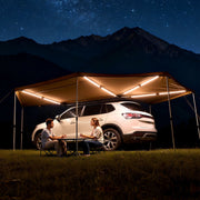 270 Degree Awning with Bulit-in LED Lights, 10.9 m2 Driver Side Vehicle Awning, Waterproof UV50+ Car Side V952-QCCP18764FTHXNUDI001V9