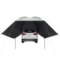 Vehicle Awning, Large 10' x 7' Shade Coverage Car Side Awning, PU2000mm UV50+ Car Awning with Extended Side V952-QCCPBXS10X7FJ8FWTV0
