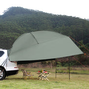 Vehicle Awning, Large 10' x 7' Shade Coverage Car Side Awning, PU2000mm UV50+ Car Awning with Extended Side V952-QCCPBXS10X7FJ8FWTV0