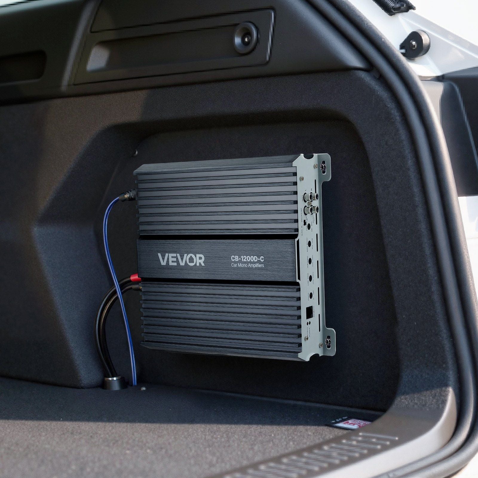 Monoblock Car Amplifier, 1200W RMS MAX, 1/2/4 Ohm Stable, 1-Channel Class D Car Audio Amplifier with Remote V952-QCDSDFDQDLGFK79L7001V9