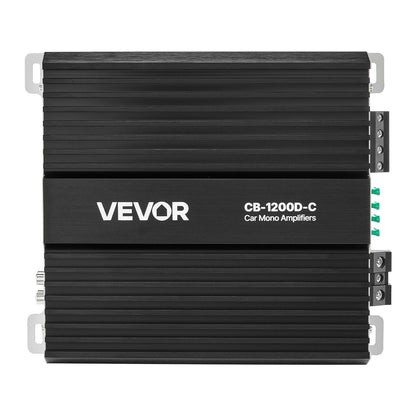 Monoblock Car Amplifier, 1200W RMS MAX, 1/2/4 Ohm Stable, 1-Channel Class D Car Audio Amplifier with Remote V952-QCDSDFDQDLGFK79L7001V9