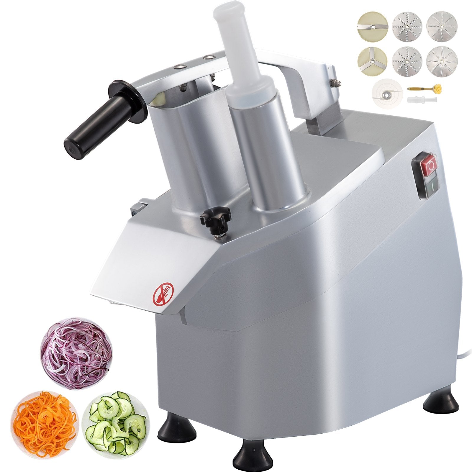 Vegetable Cutter Commercial Food Processor 6 Cutting Disks Vegetable Processor V952-QCJJKC-30050HZ001V3