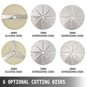 Vegetable Cutter Commercial Food Processor 6 Cutting Disks Vegetable Processor V952-QCJJKC-30050HZ001V3