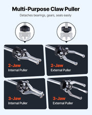 9-Way Slide Hammer Puller Set, 15PCS Front Wheel Hub Bearing Remover & Rear Wheel Axle Hub Dent Shaft Puller V952-QCLGLBQHCLBQ1NQ1O001V0