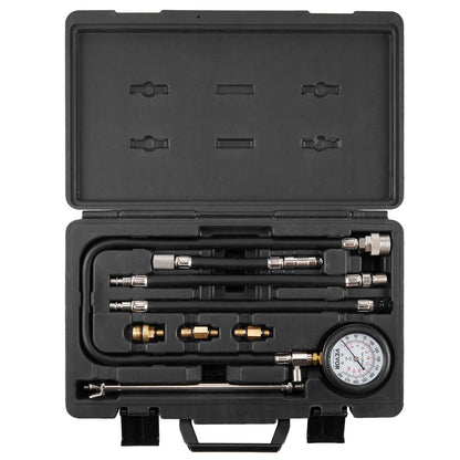 Compression Tester Adapter Kit, 9 Pcs Automotive Engine Cylinder Leak Down Compression Test, Accurate Dual V952-QCQGYLCSYQY0XJV75V0