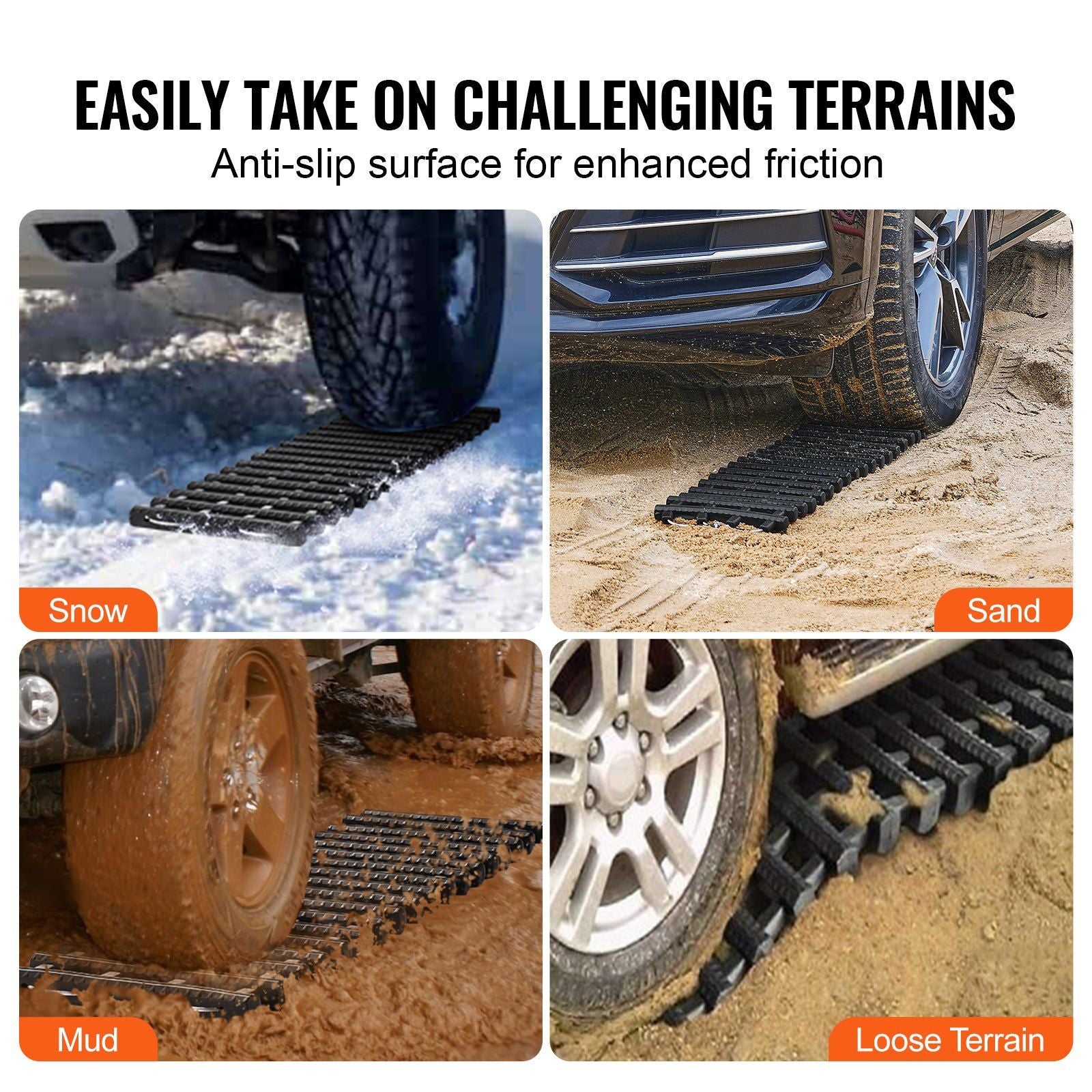 7 TON Traction Boards with TPR Material, Recovery Boards for Off-road Vehicles/Cars/Pickups/SUVs/RVs, Pair V952-QCTKBLDS2JZDPQ3J6V0
