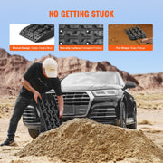 2PCS Traction Boards with PP for Mud Snow Sand Storage Bag Short Black V952-QCTKBZBS2JZDELTQAV0