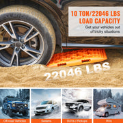 2PCS Traction Boards with PP for Mud Snow Sand Storage Bag Short Orange V952-QCTKBZBS2JZDKR8OUV0