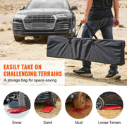 2PCS Traction Boards with PP for Mud Snow Sand Storage Bag Long Red V952-QCTKBZBS2JZZK3NO1V0