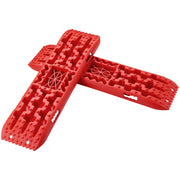 2PCS Traction Boards with PP for Mud Snow Sand Storage Bag Long Red V952-QCTKBZBS2JZZK3NO1V0