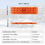 10 TON Traction Boards with PP Material, Recovery Boards for Off-road Vehicles/Cars/Pickups/SUVs/RVs, Pair V952-QCTKBZBS2JZZN5BMHV0