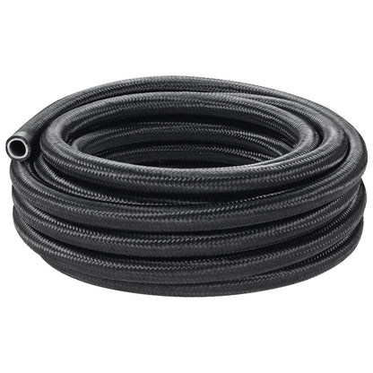 6AN Fuel Line Kit, 7.62 m Fuel Hose Kit, Nylon Stainless Steel Braided PTFE Fuel Line Kit, E85/Oil/Gas/Diesel V952-QCYYRYRG15G26J9HMV0