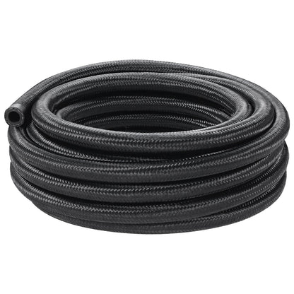 6AN Fuel Line Kit, 6.1 m Fuel Hose Kit, 0.86 cm Nylon Stainless Steel Braided Fuel Line Oil/Gas/Diesel Hose V952-QCYYRYRGNLBZSYIKSV0