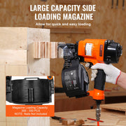 MCN55 Coil Siding Nailer 27mm to 57mm 15 Degree Pneumatic Nail Gun V952-QDJPDQ55RS00MRO9NV0