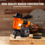 MCN55 Coil Siding Nailer 27mm to 57mm 15 Degree Pneumatic Nail Gun V952-QDJPDQ55RS00MRO9NV0
