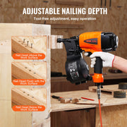 CN65 Coil Siding Nailer 32mm to 63mm 15 Degree Pneumatic Nail Gun V952-QDJPDQ65RS00QRY6IV0