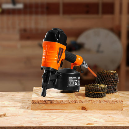 CN65 Coil Siding Nailer 32mm to 63mm 15 Degree Pneumatic Nail Gun V952-QDJPDQ65RS00QRY6IV0