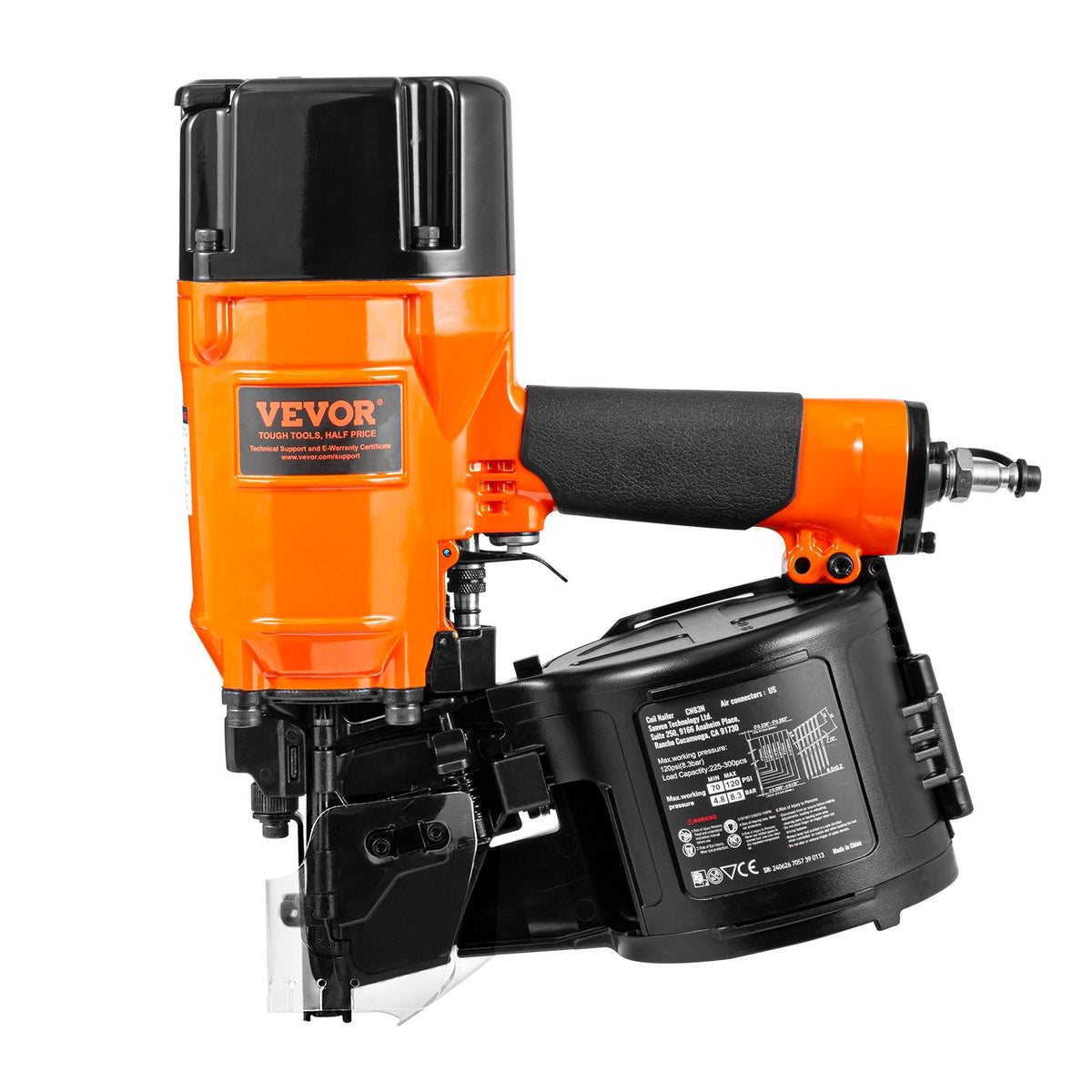 CN83N Coil Siding Nailer 50mm to 83mm 15 Degree Pneumatic Nail Gun V952-QDJPDQ83RS00B5D8LV0