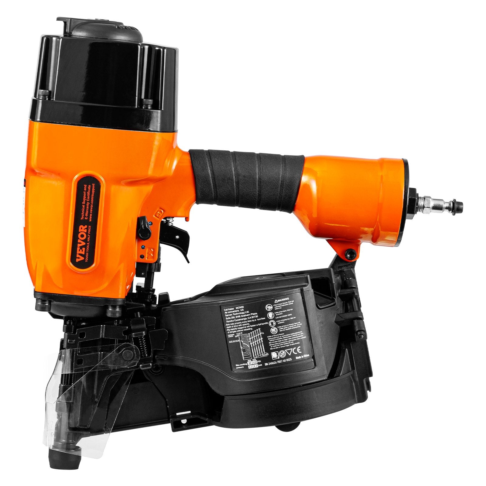 MCN90 Coil Framing Nailer 45mm to 90mm 15 Degree Pneumatic Nail Gun V952-QDJPDQ90RS00AJ1WOV0