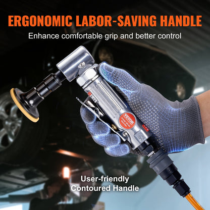 Air Angle Die Grinder, 1/4" Right Angle Die Grinder (20000RPM), Heavy Duty 90-Degree Angled Air Powered, V952-QDKMJRSJM000YRVBOV0