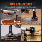 Air Angle Die Grinder, 1/4" Right Angle Die Grinder (20000RPM), Heavy Duty 90-Degree Angled Air Powered, V952-QDKMJRSJM000YRVBOV0