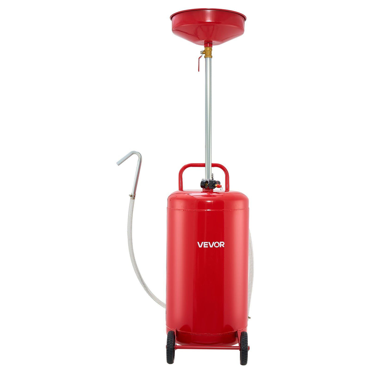 95L Waste Oil Drain Tank, Air Operated Portable Oil Drainer with Adjustable Funnel Height, Industrial Fluid V952-QDLSPYPJS25G11TPZ001V0