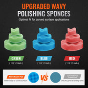 58PCS Air Sander Kit 1/2/3in Random Orbital Air Sander Polisher 15000r/min V952-QDPGJ123C0005YFA5V0