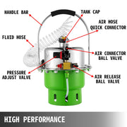 Pneumatic Air Pressure Bleeder, Brake Pressure Bleeding Tool Portable Brake and Clutch Bleeder Valve System V952-QDSCYGHJLSK000001V0
