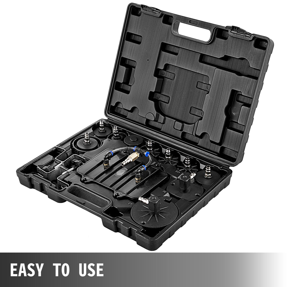 Pneumatic Air Pressure Bleeder, Brake Pressure Bleeding Tool Portable Brake and Clutch Bleeder Valve System V952-QDSCYGHJLSK000001V0