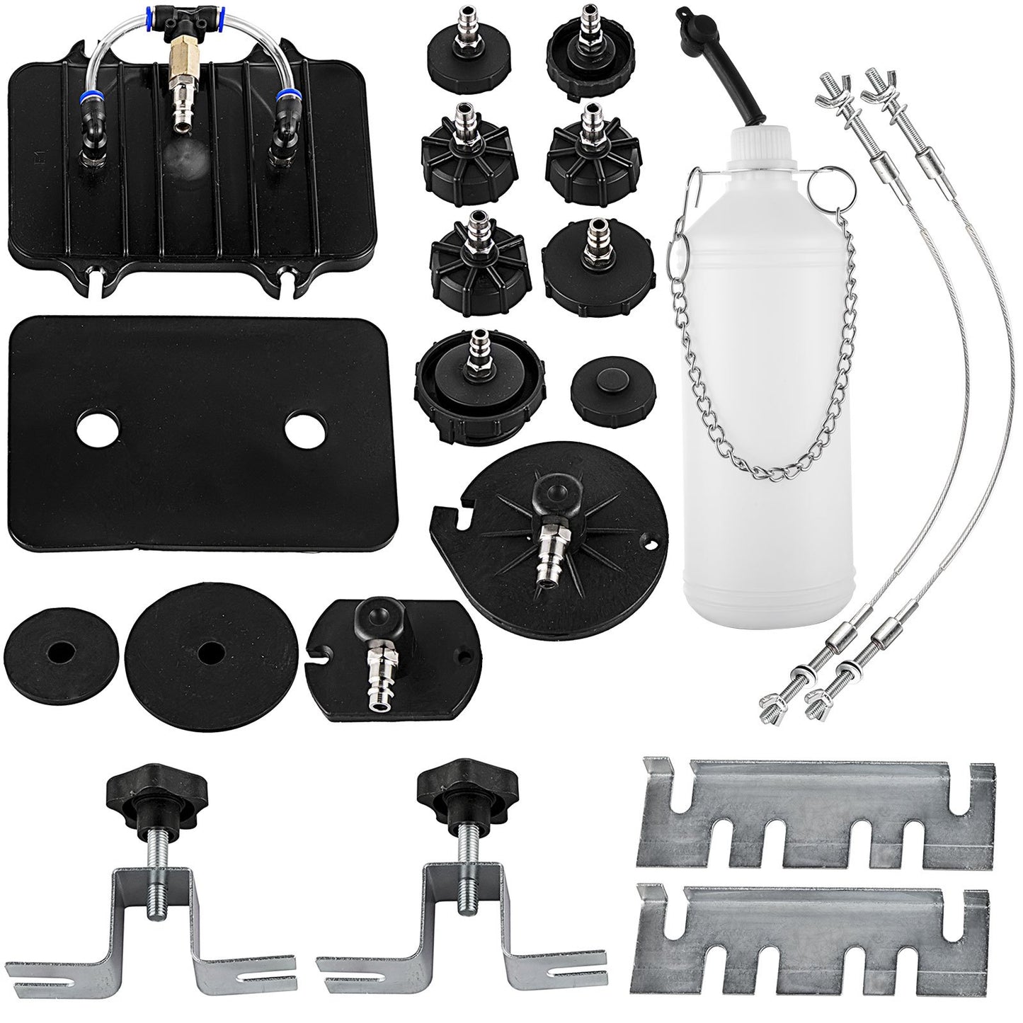 Pneumatic Air Pressure Bleeder, Brake Pressure Bleeding Tool Portable Brake and Clutch Bleeder Valve System V952-QDSCYGHJLSK000001V0