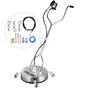Surface Cleaner 20 inch Flat Surface Cleaner for Pressure Washer 4000psi Pressure with 3/8 Quick Connector V952-QDXDJ20CDJL000001V0